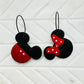 Mr & Mrs Mouse Dangle Earrings