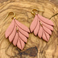 Fancy Leaf Dangle Earrings