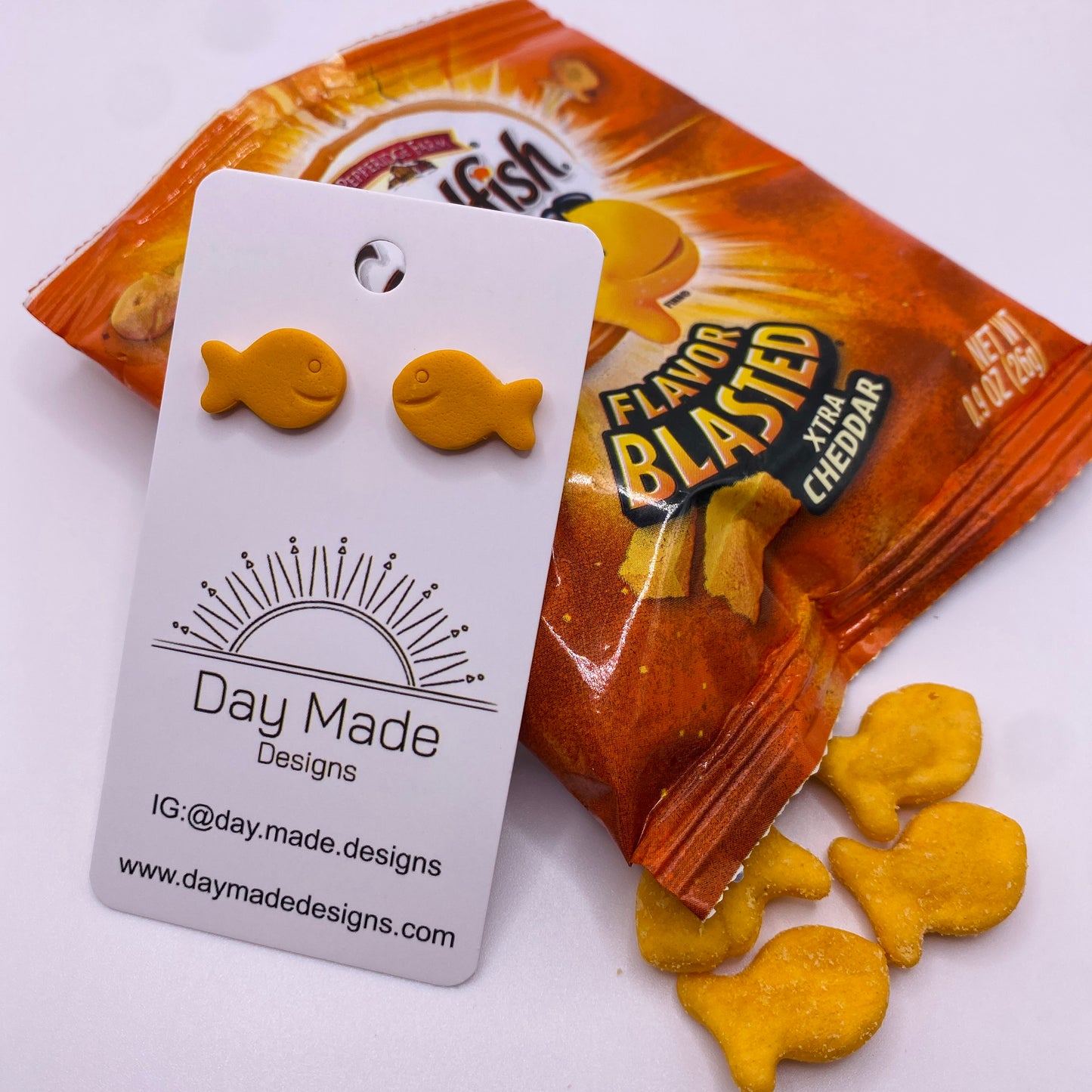 Goldfish Cracker Earrings