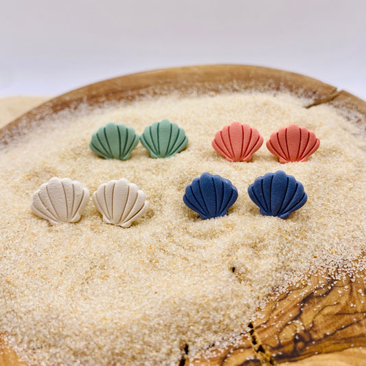 Shell Stud Earrings