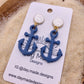 Anchor Dangle Earrings