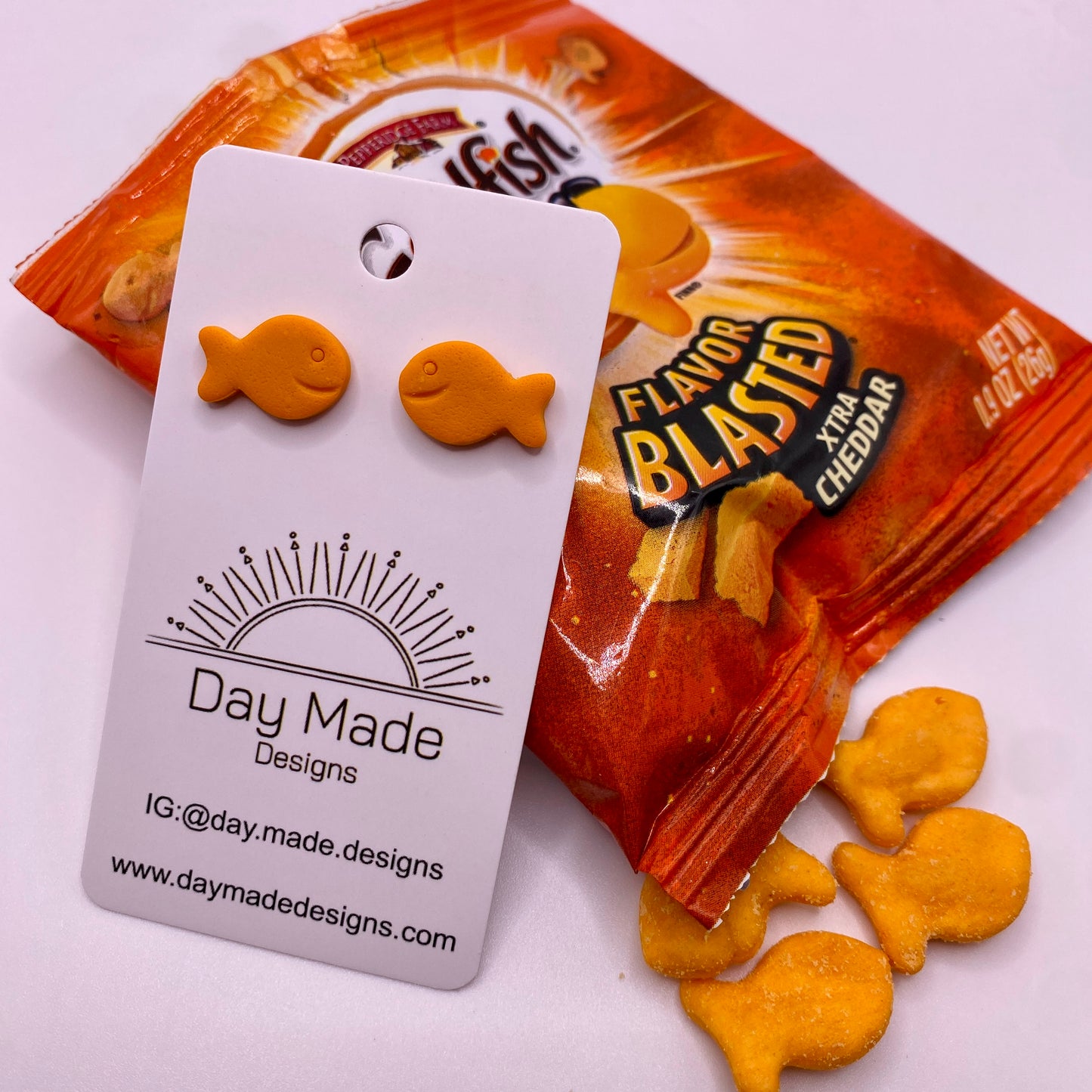 Goldfish Cracker Earrings