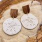 Sand Dollar Dangle Earrings