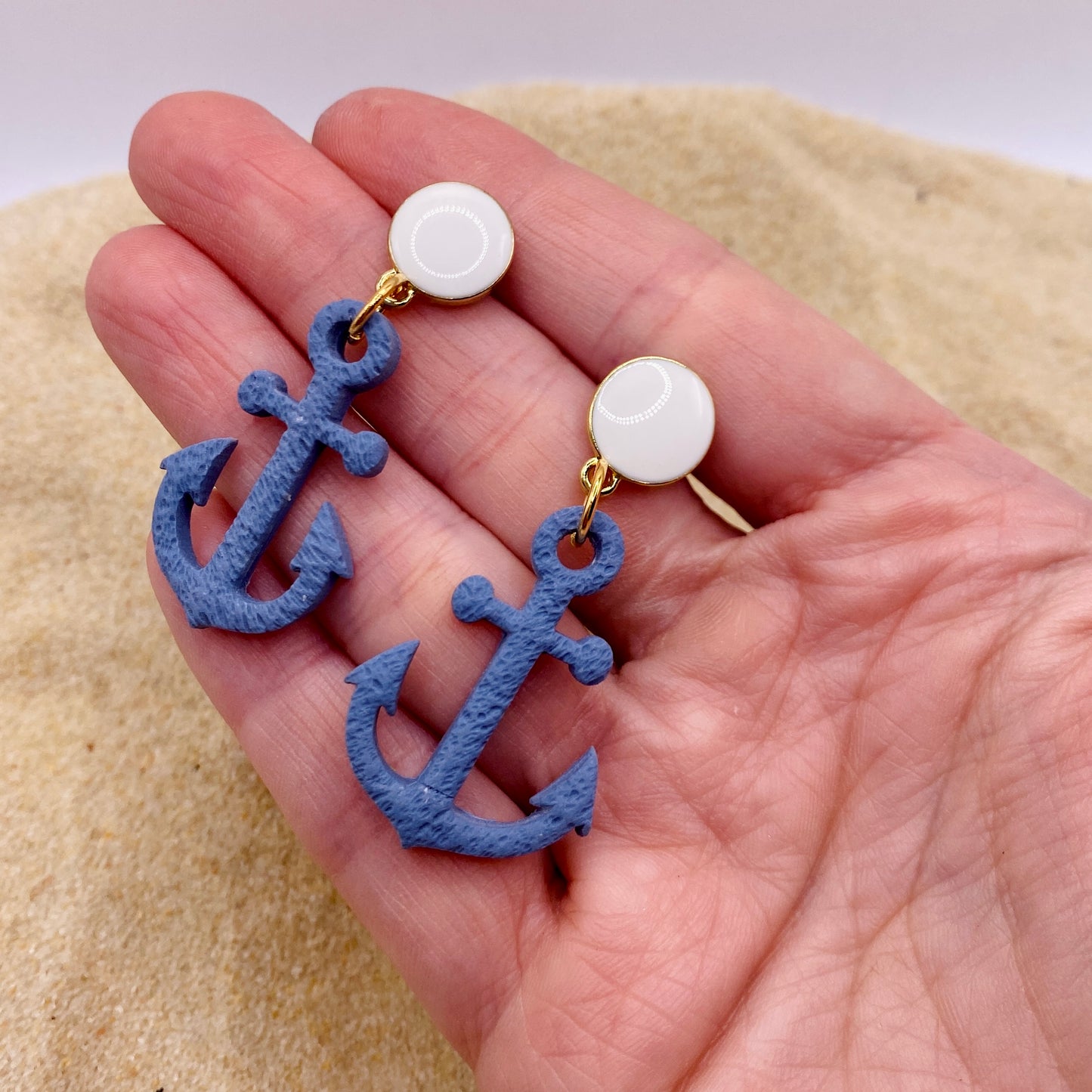 Anchor Dangle Earrings