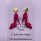 Pink Stiletto Earrings