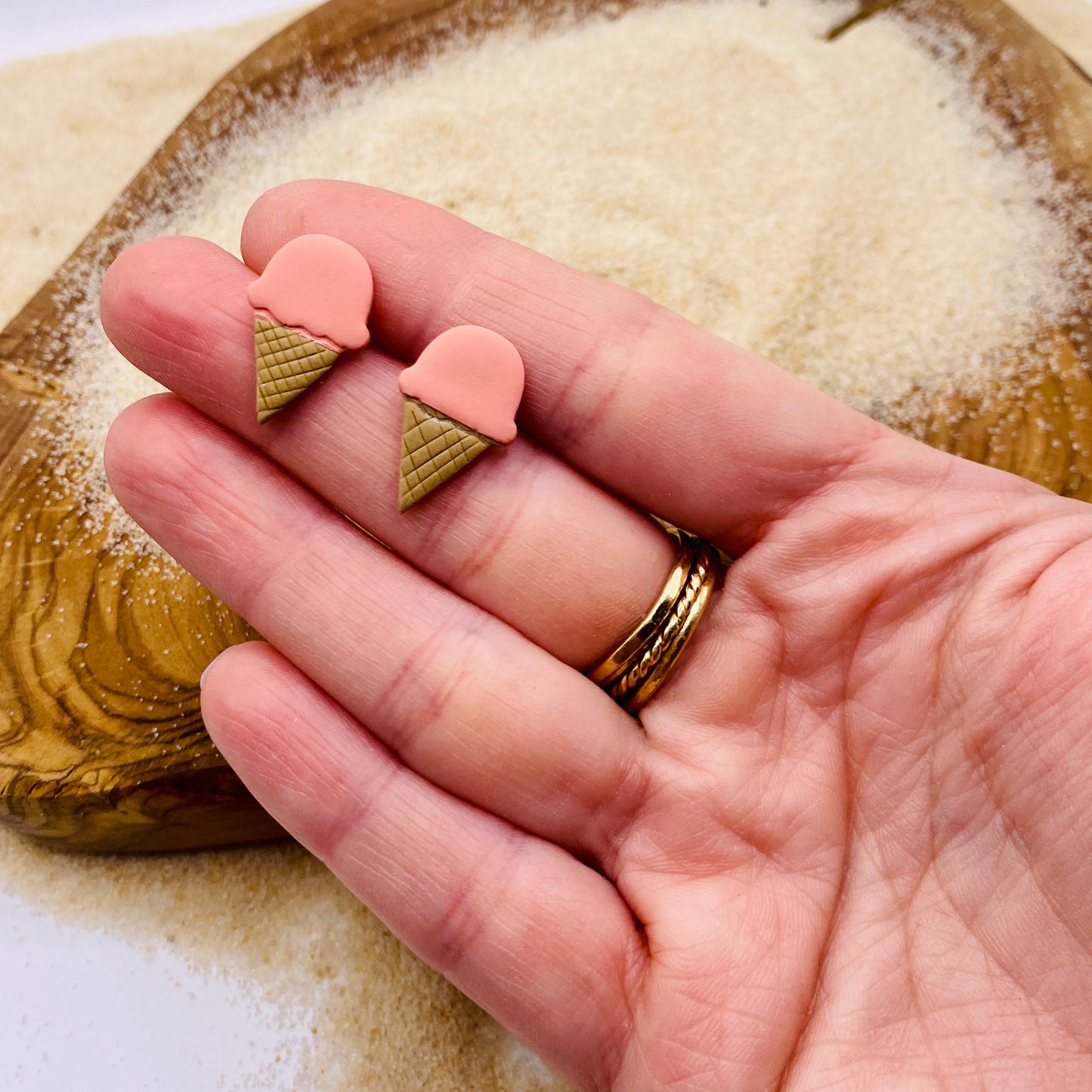 Ice Cream Stud Earrings