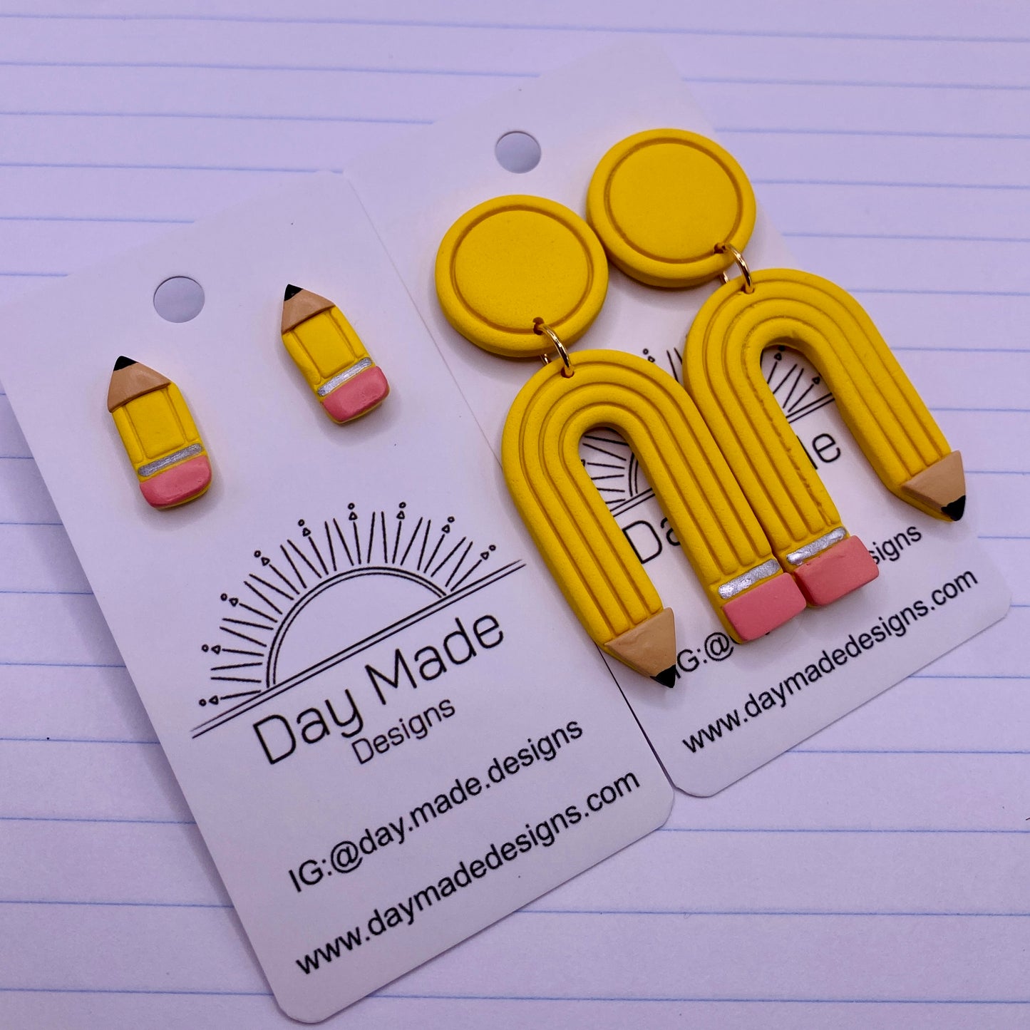 Pencil Arch Earrings