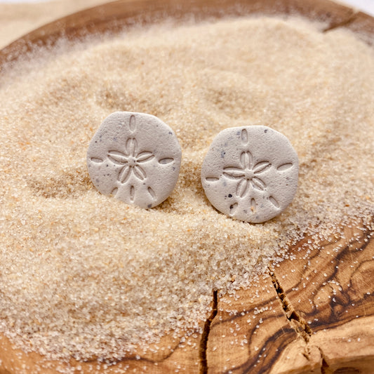 Sand Dollar Stud Earring