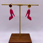 Pink Stiletto Earrings