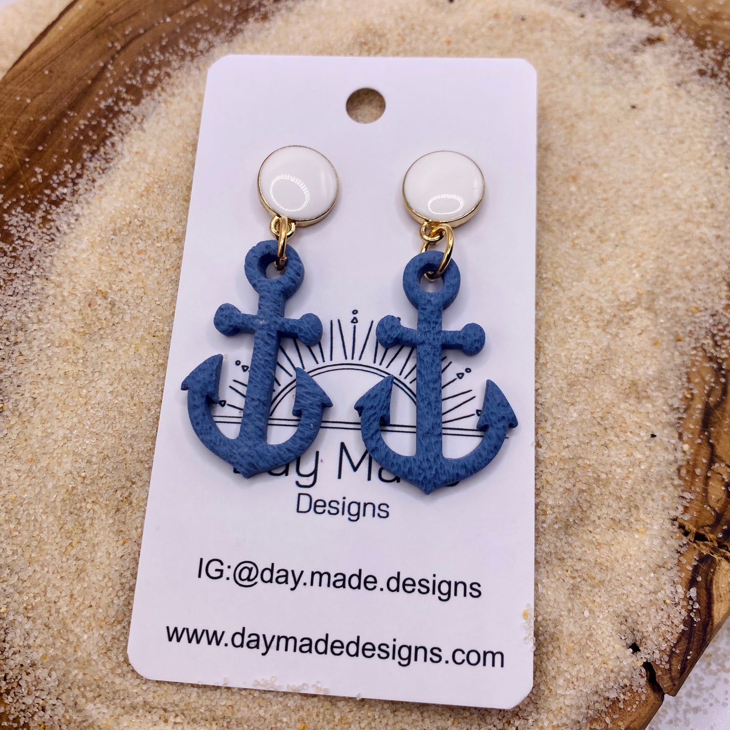 Anchor Dangle Earrings