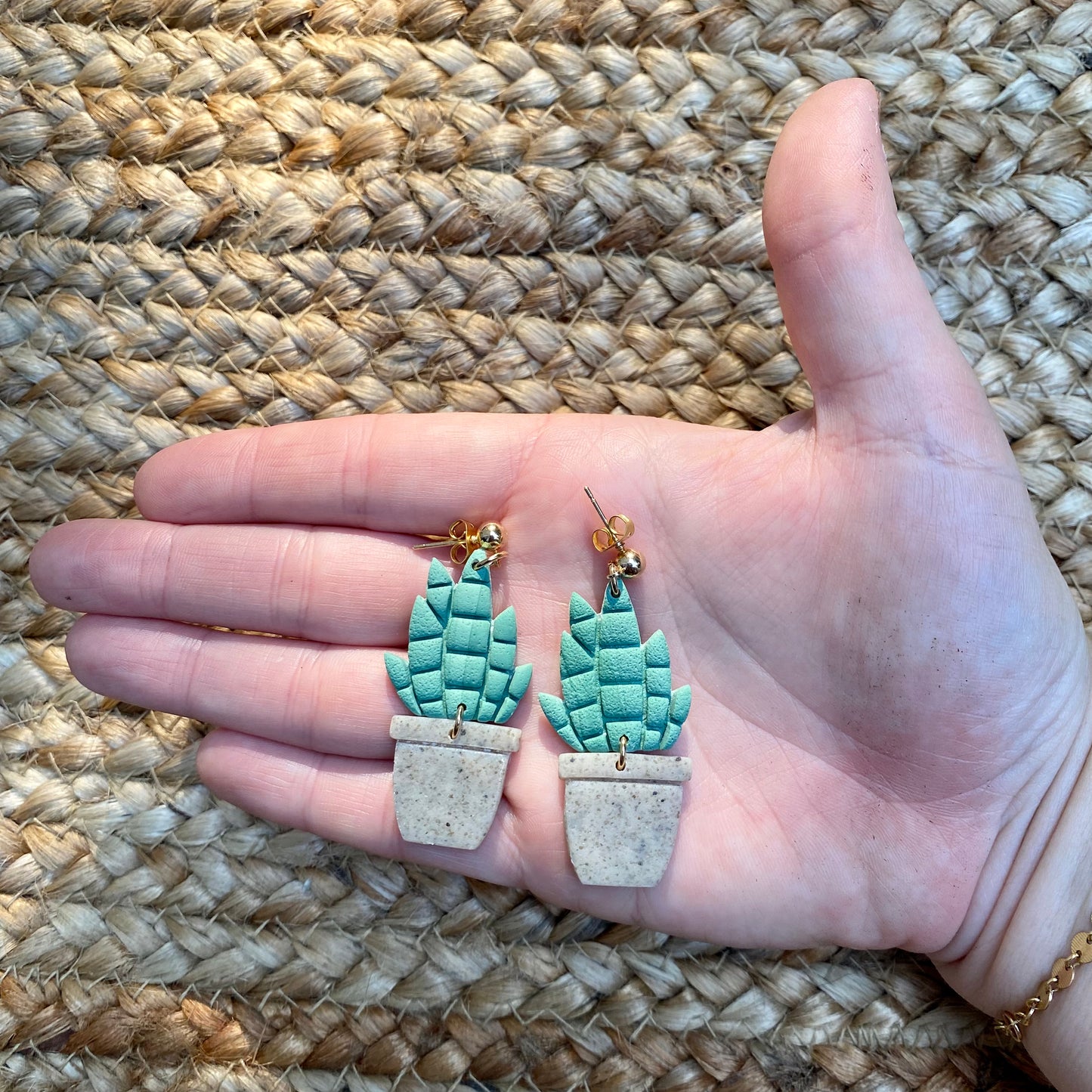 Snake Plant Earring