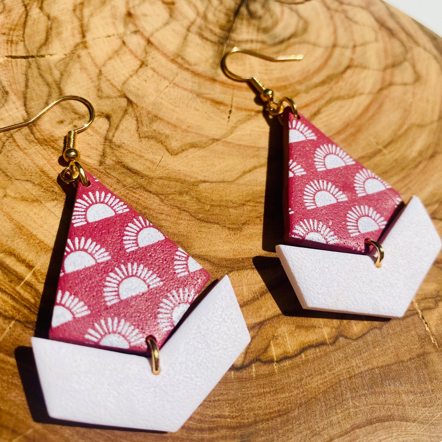 Sunrise & Mahogany Earrings