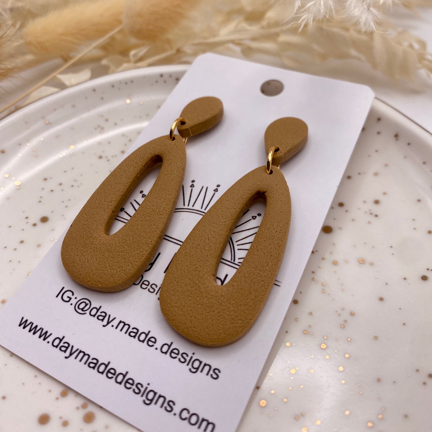 Pebble Dangle Earrings