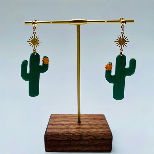 Cactus Dangle Earrings