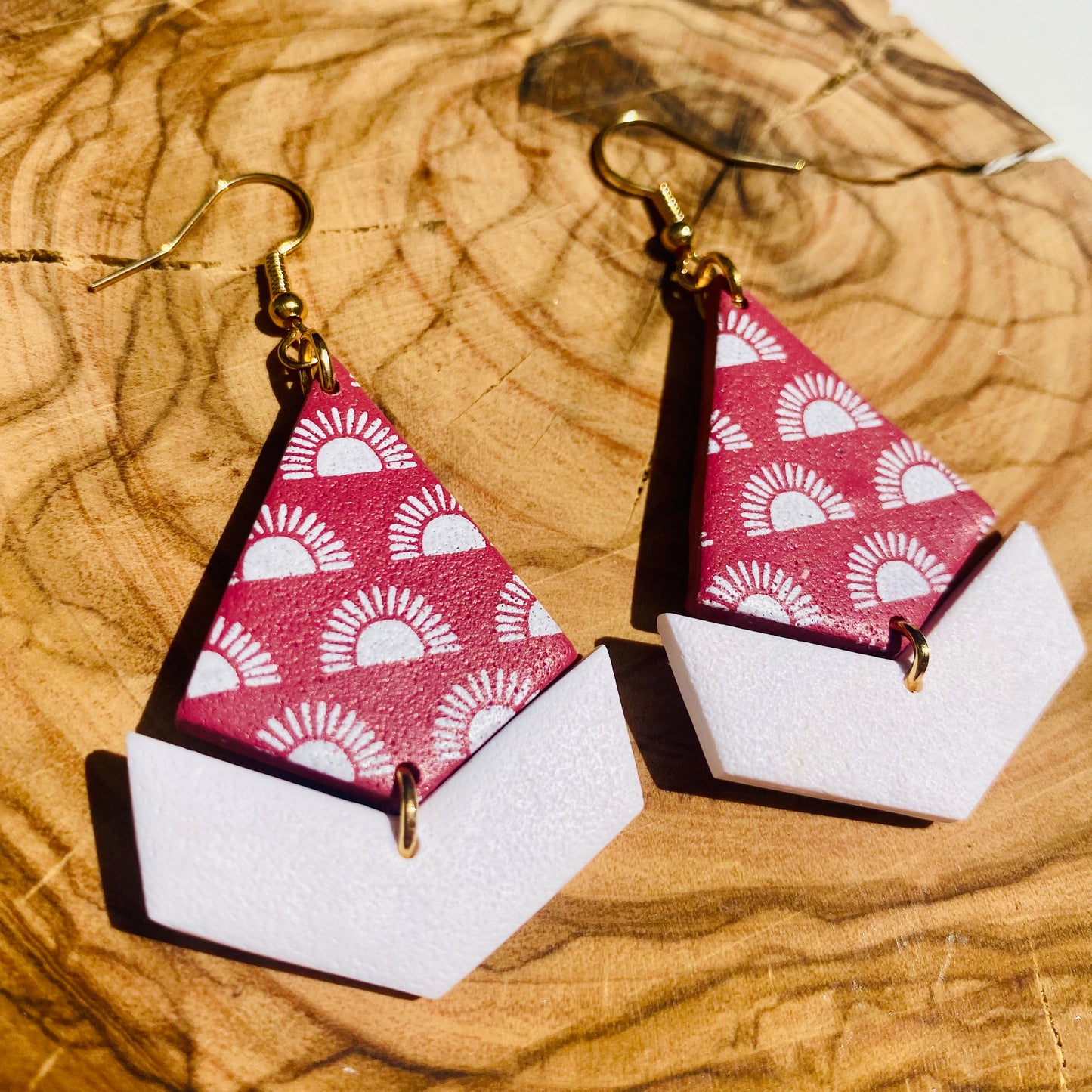 Sunrise & Mahogany Earrings