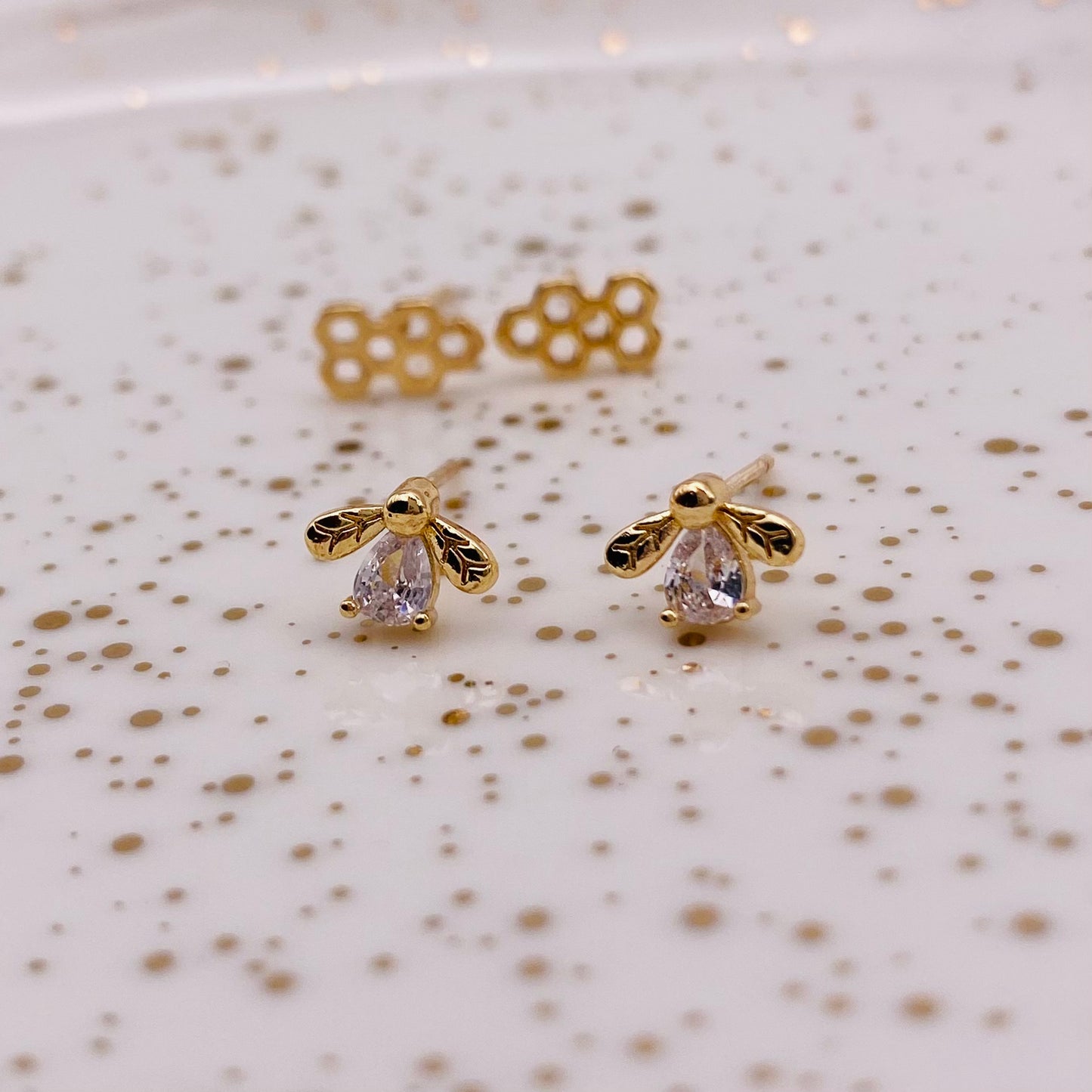 Bee & Hive Stud Pack Earrings