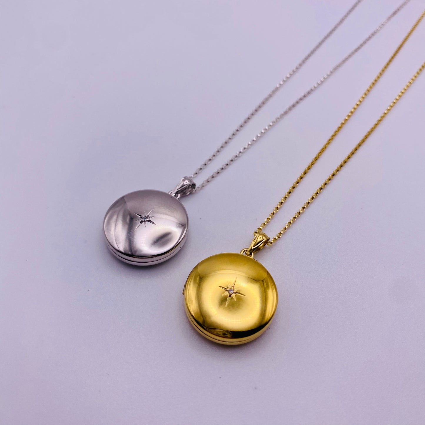 North Star Locket Necklace