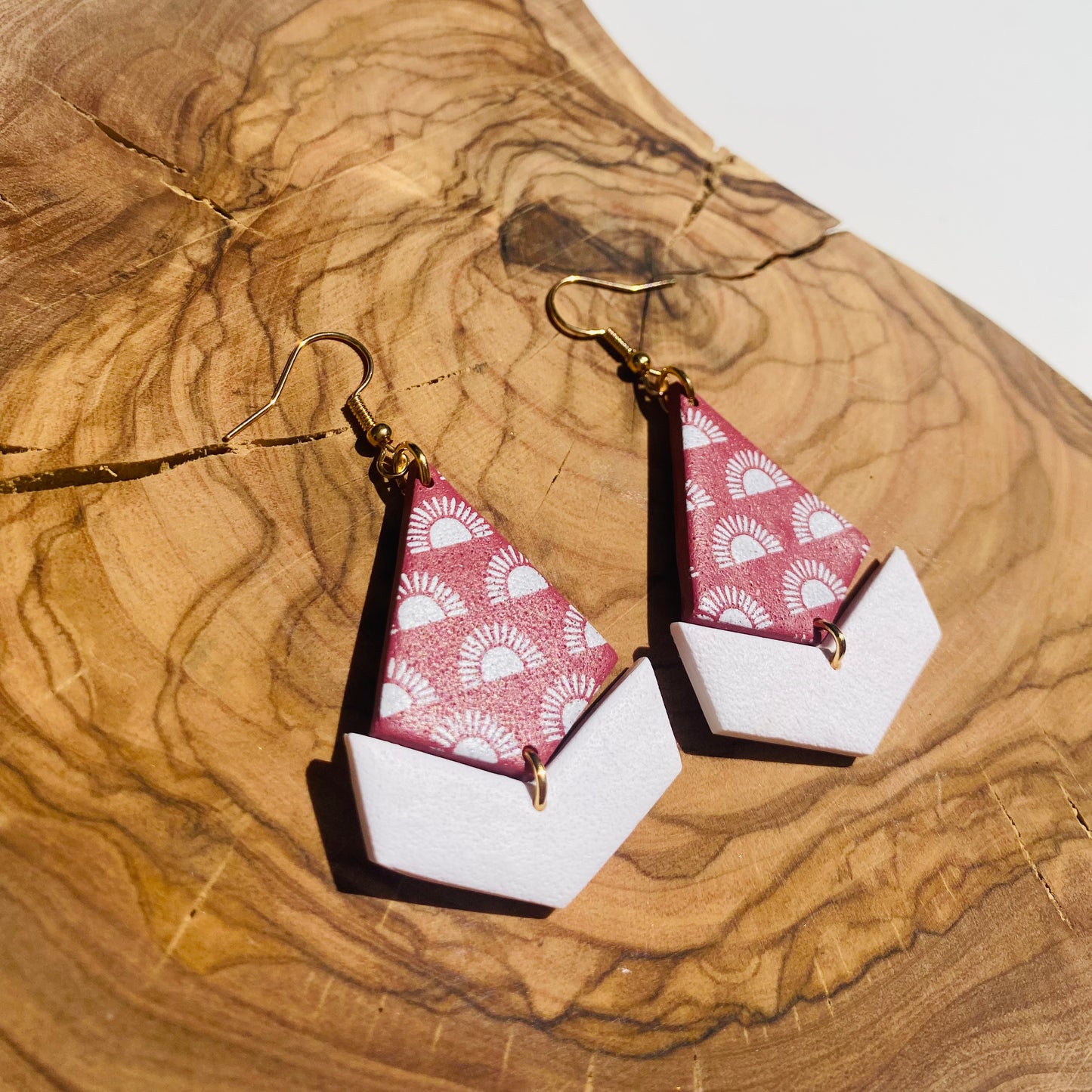 Sunrise & Mahogany Earrings