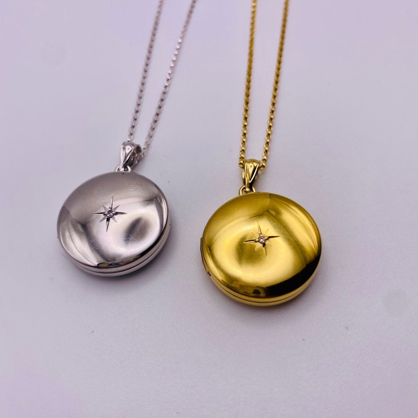 North Star Locket Necklace