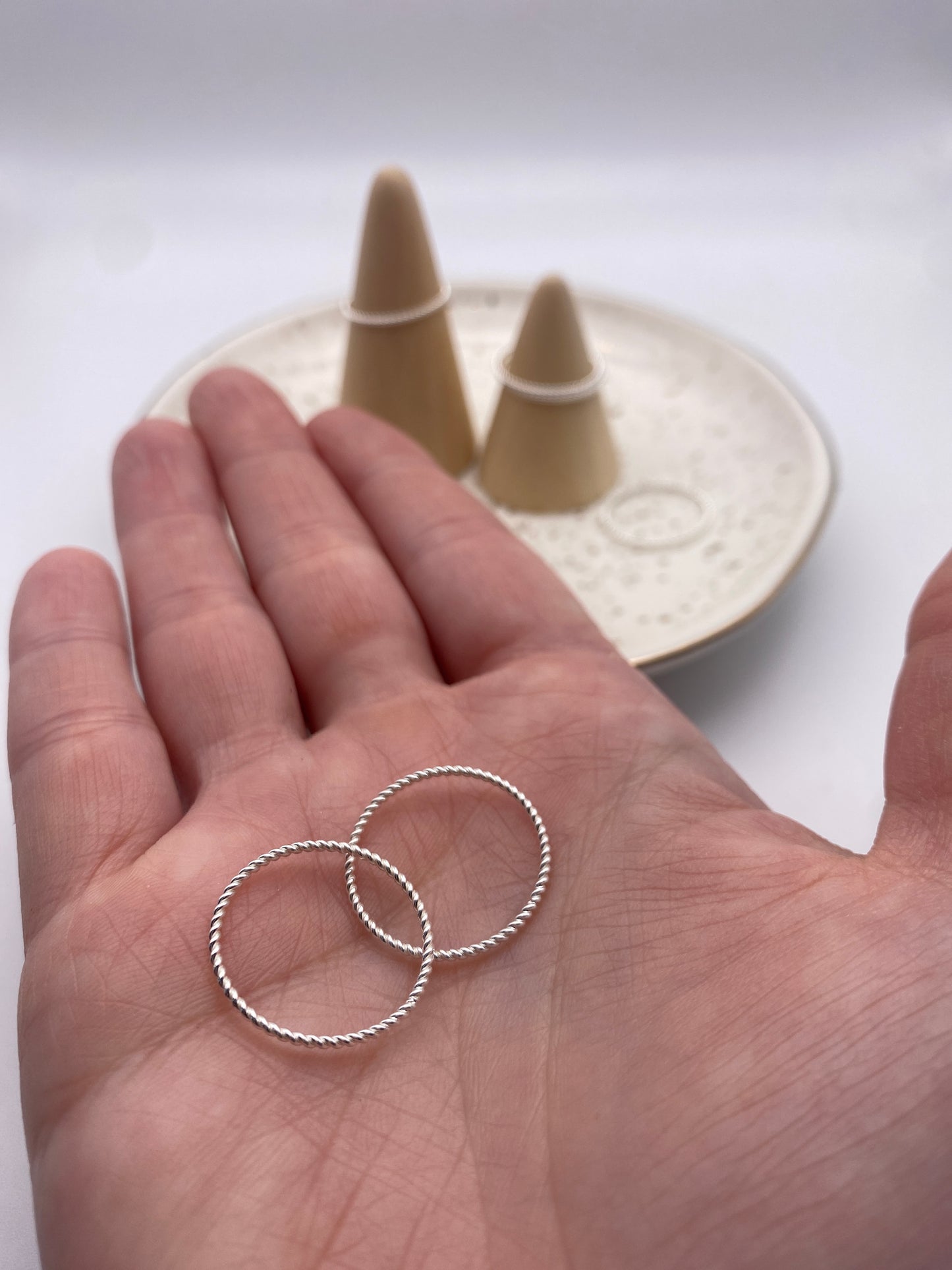 Twisted Stacking Wire Ring