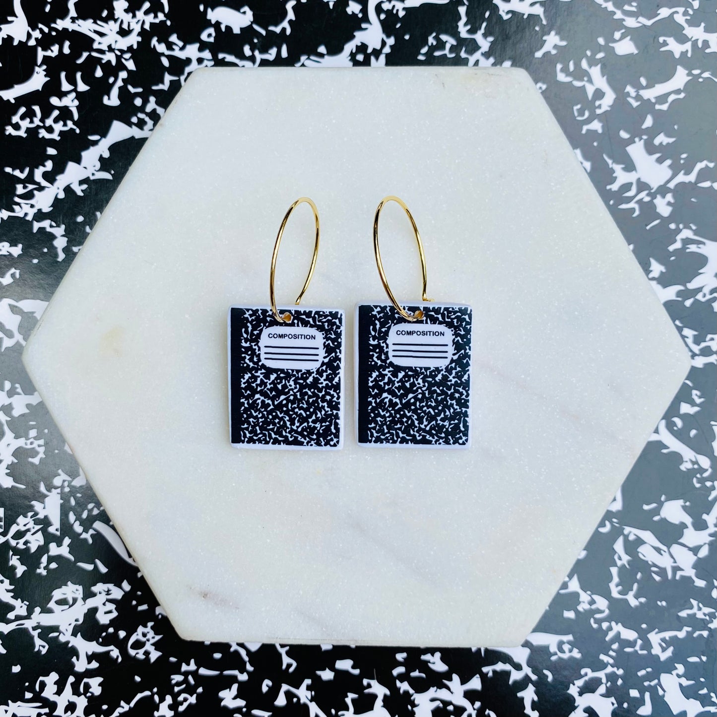 Composition Notebook Earrings