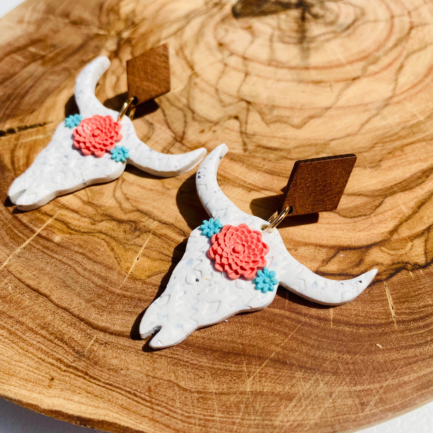 Long Horn Earrings