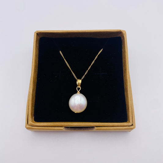 Coin Pearl Necklace