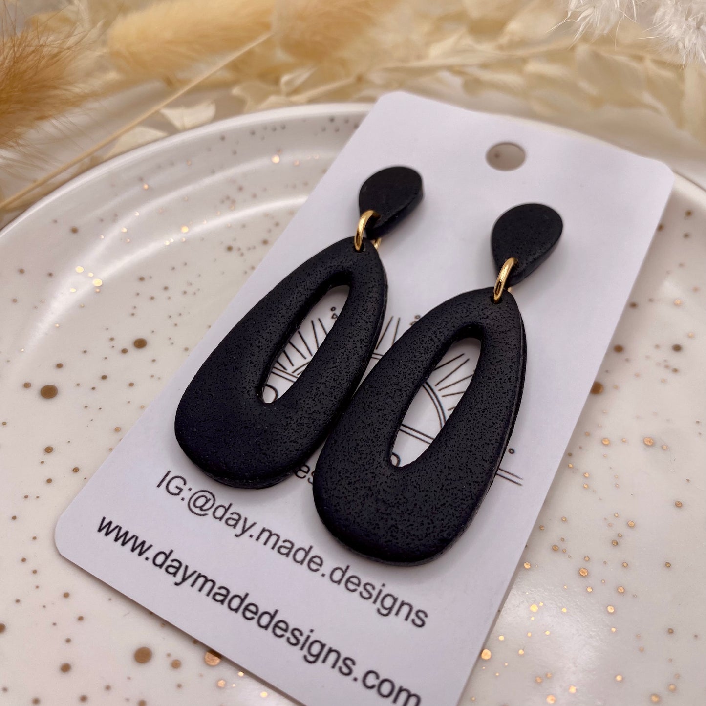 Pebble Dangle Earrings